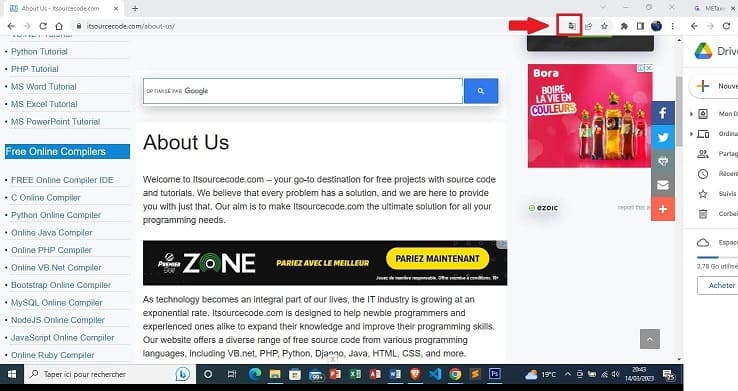 Comment traduire la langue du contenu dans un navigateur ? Traduction Anglais-Français 