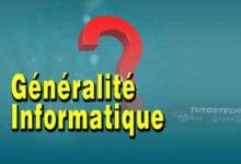 Notions sur la généralité de l'informatique