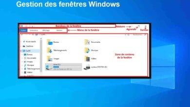 Gestion des fenêtres Sous Windows