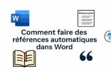 Comment faire des références automatiques dans Word