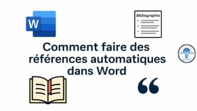 Comment faire des références automatiques dans Word