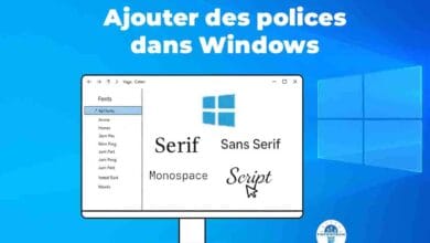 ajouter des polices dans Windows
