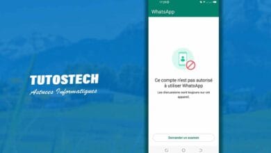 Ce compte n'est pas autorisé à utiliser WhatsApp