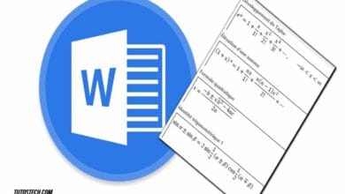 insérer une équation dans Microsoft Word