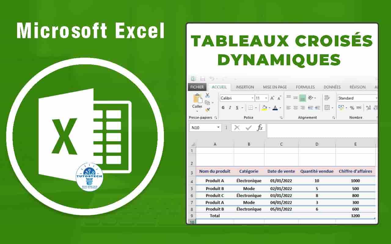 Comment créer un tableau croisé dynamique en Excel ?
