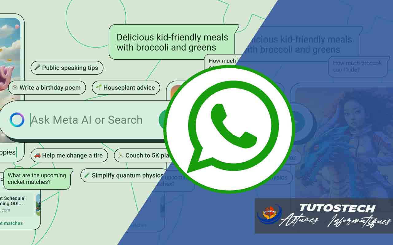 Utiliser Meta AI dans WhatsApp