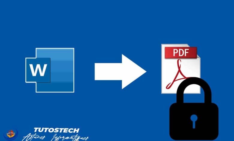 Comment protéger par mot de passe PDF exporté en Word