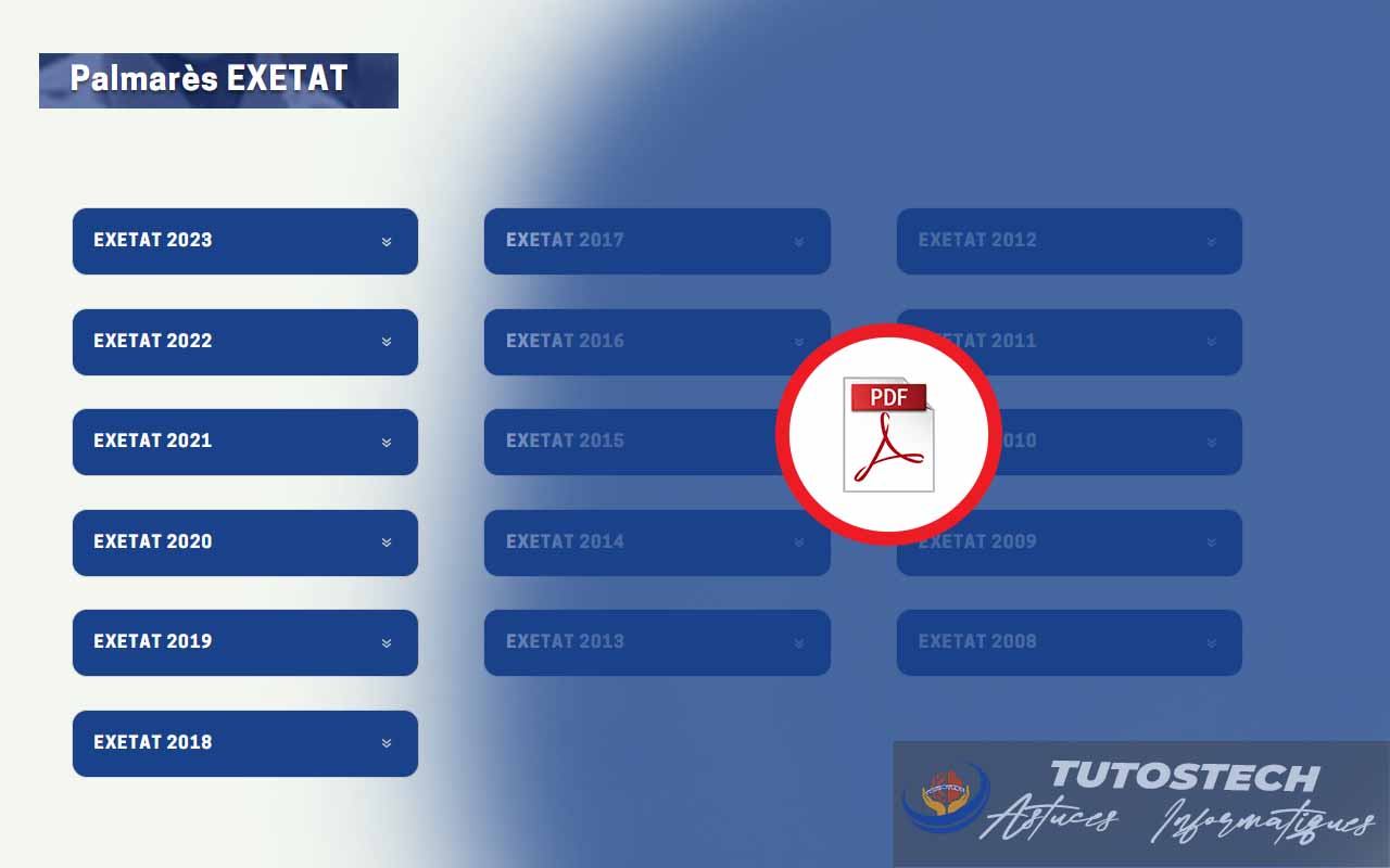 Télécharger Palmarès Exetat