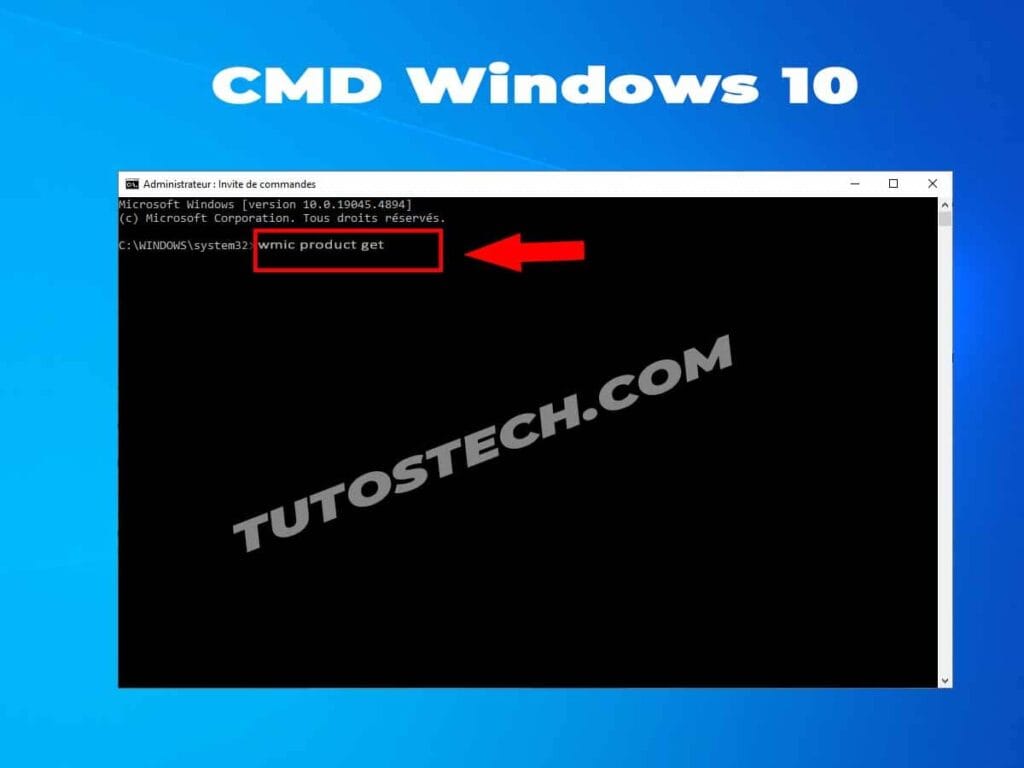 commande cmd pour Désinstaller les applications inutilisées - Comment libérer d'espace avec CMD sur Windows 10