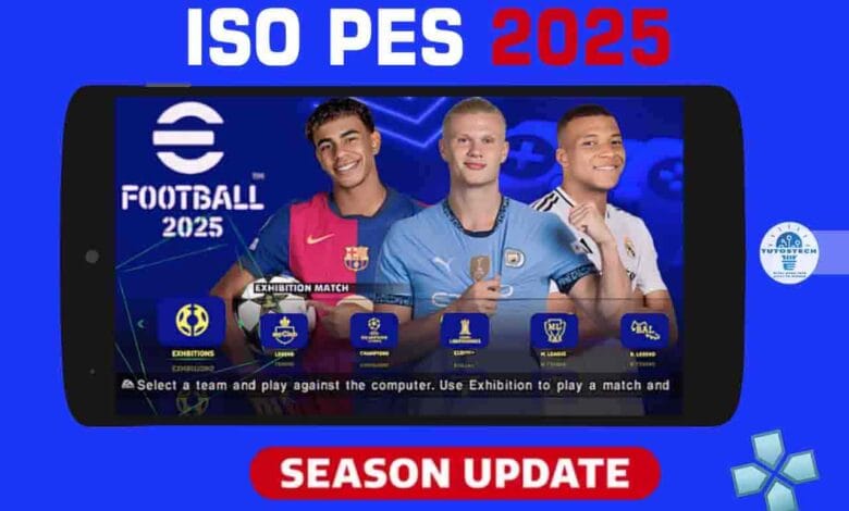 Télécharger PES 2025 PPSSPP - ISO Camera PS5 eFootball