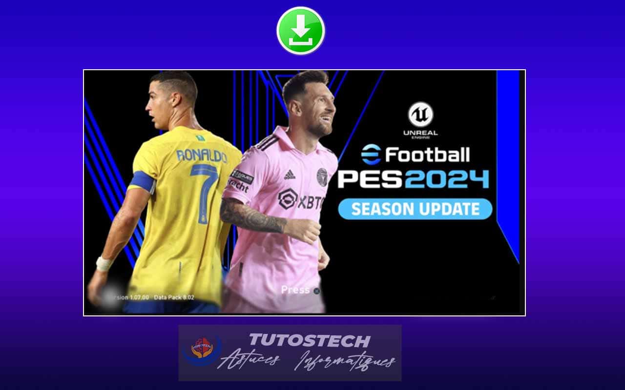 Télécharger PES 2024 PPSSPP ISO eFootball sur Android