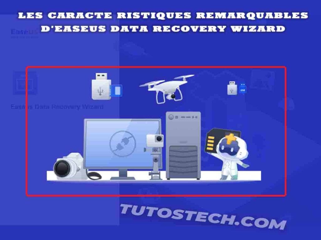 Les caractéristiques remarquables pour récupérer toute donnée supprimée