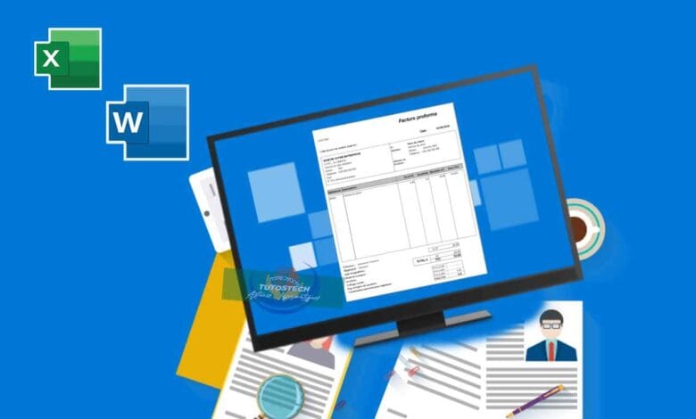 Modèle facture proforma en Excel et Word à télécharger