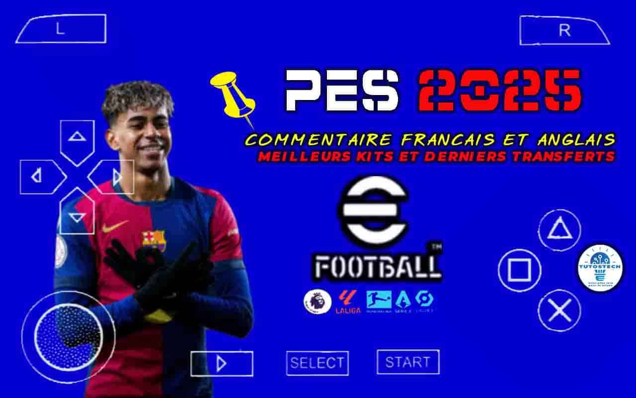 Télécharger PES 2025 PPSSPP Android en Français originale