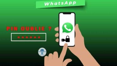 Réinitialiser code PIN WhatsApp