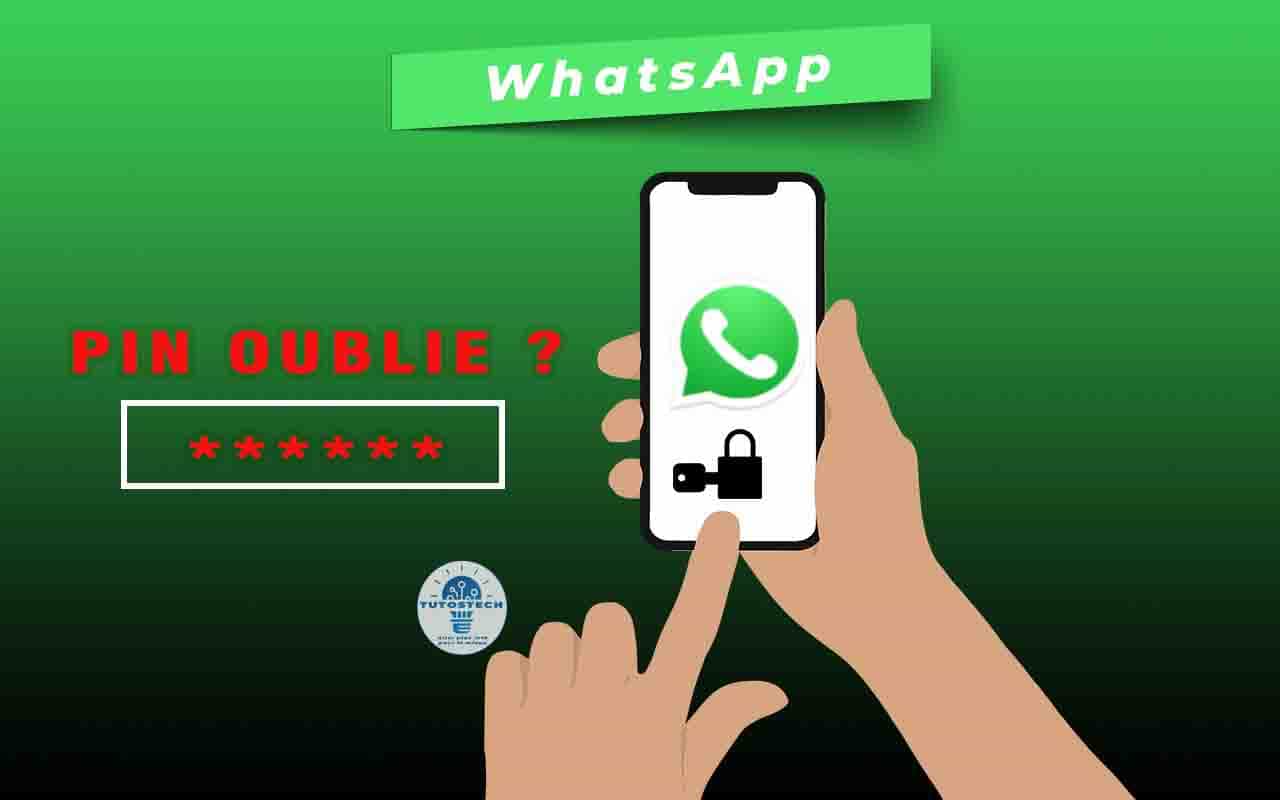 Réinitialiser code PIN WhatsApp