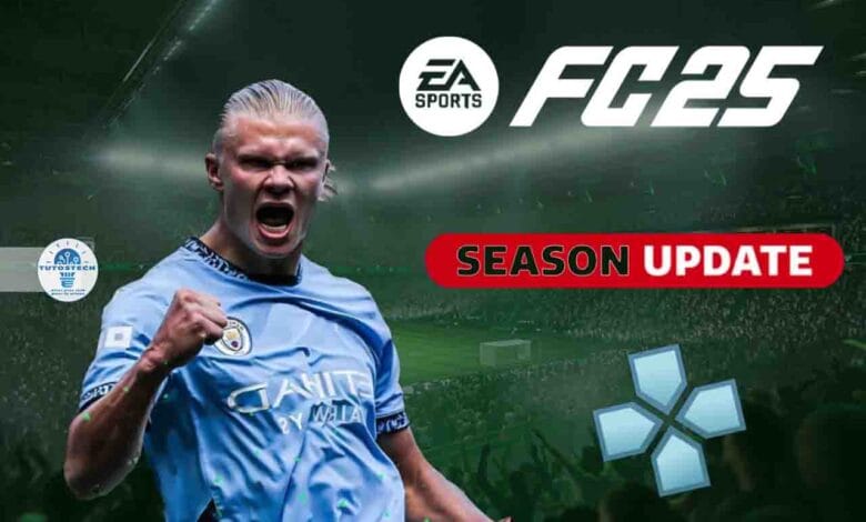 EA SPORTS FC 25 PPSSPP avec le commentaire en Anglais