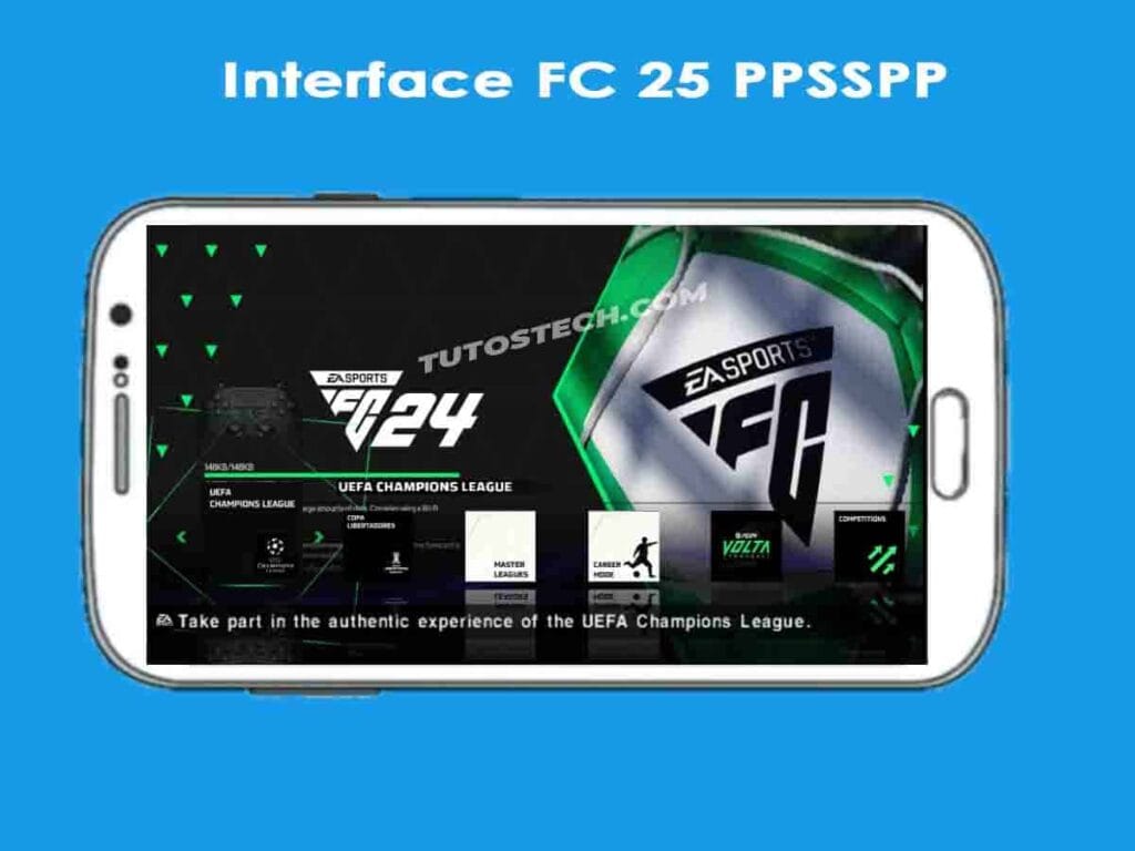 Interface FC 25 PPSSPP