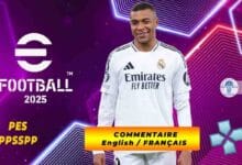 Télécharger PES 2025 PSP avec Commentaire : English Français