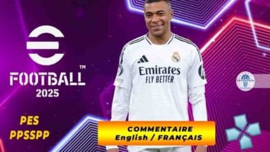 Télécharger PES 2025 PSP avec Commentaire : English Français