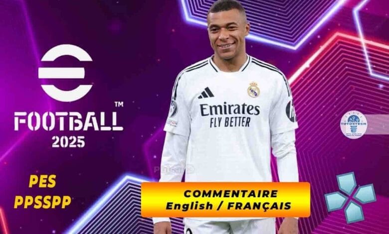 Télécharger PES 2025 PSP avec Commentaire : English Français