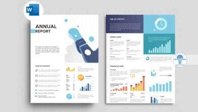 Télécharger modèle rapport annuel dans Microsoft Word