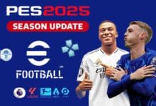 comment télécharger nouvelle mise à jour eFootball PES 2025 PPSSPP