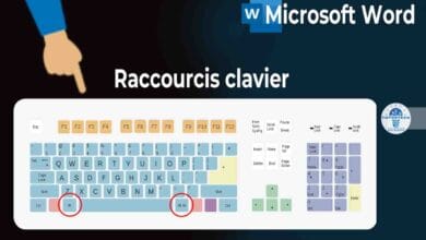 Raccourcis clavier Microsoft Word