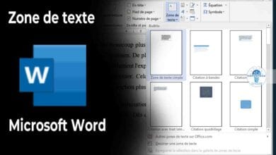 Comment créer une zone de texte dans Word