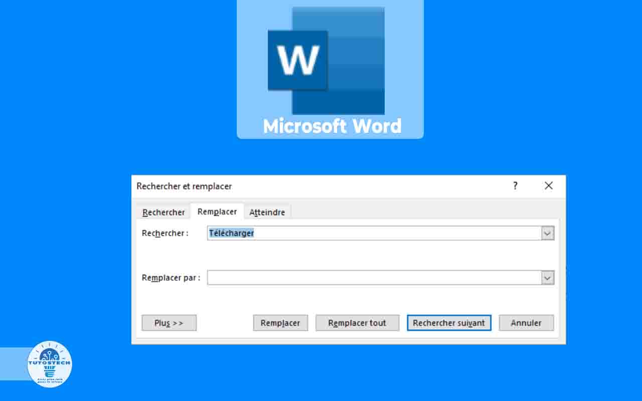 Rechercher un texte, remplacer par un autre dans Microsoft Word