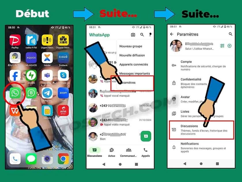 Activer de transcriptions de messages vocaux