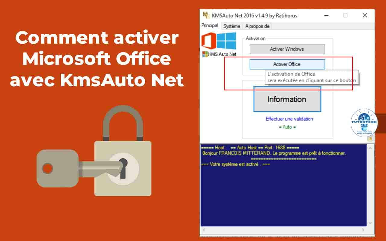 Activer Microsoft Office avec KmsAuto Net