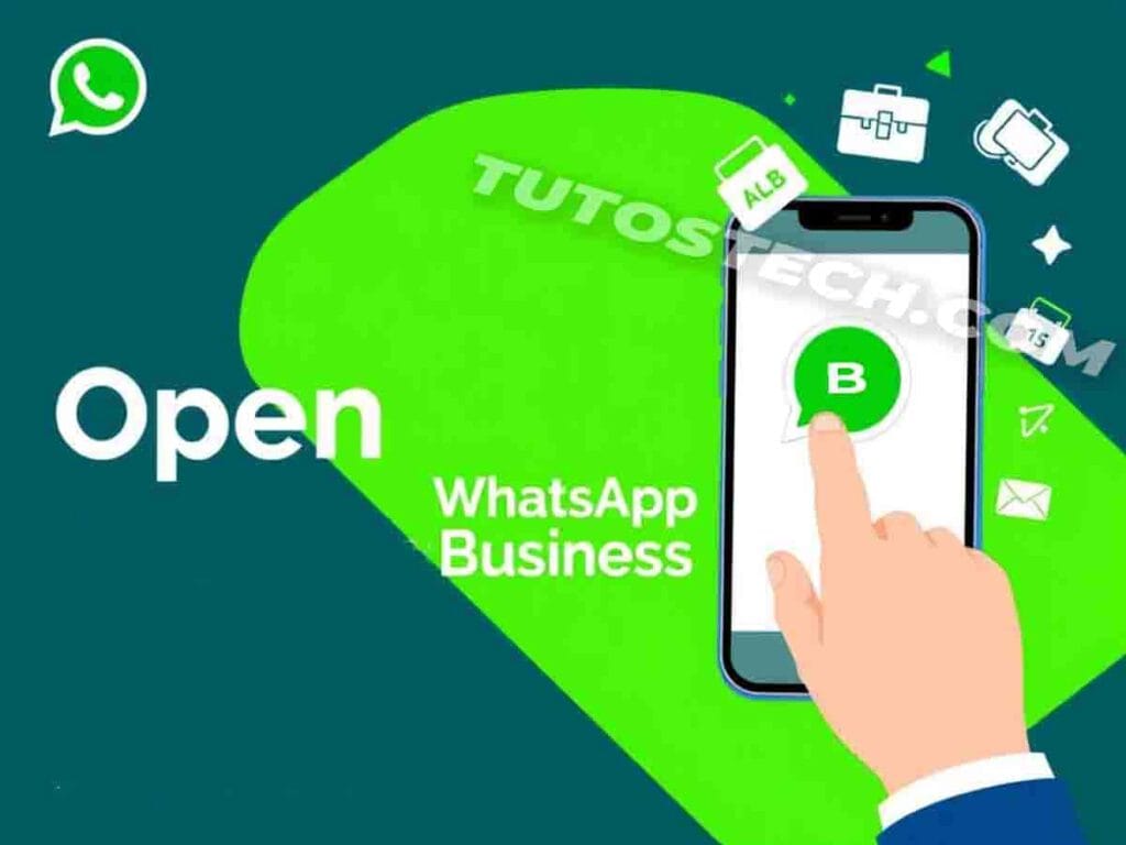 Ouvrir application WhatsApp Business