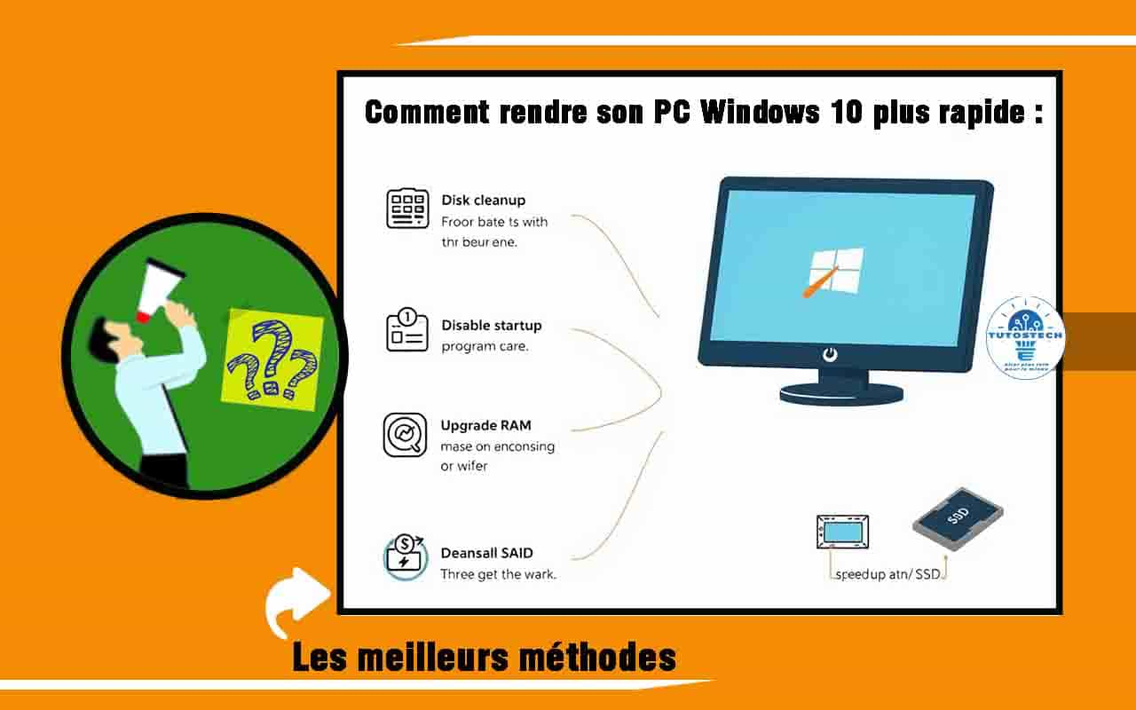 PC Windows 10 plus rapide