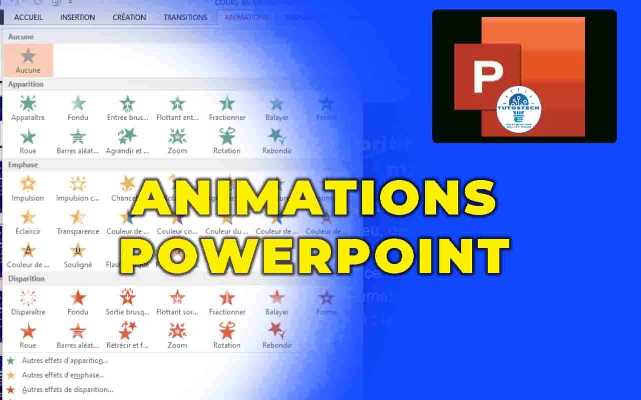 Comment ajouter des animations et transitions dans PowerPoint