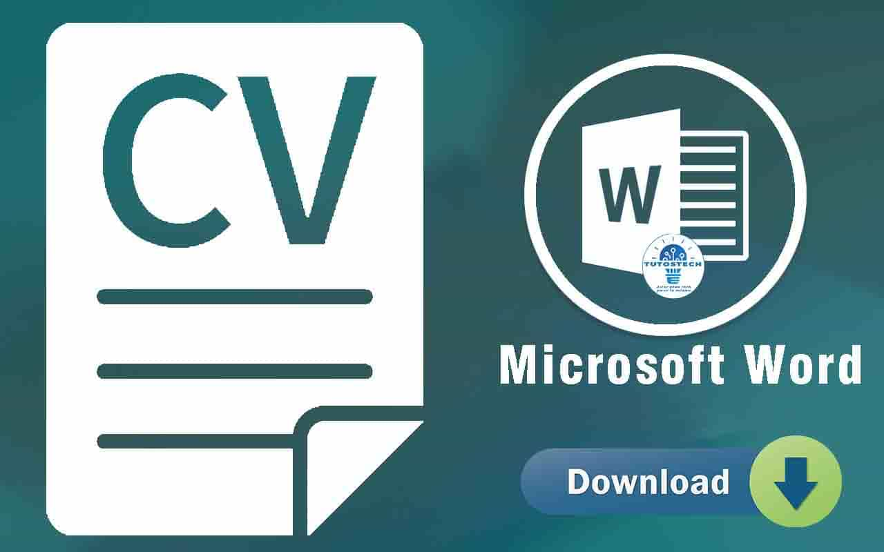 modèles gratuits de CV à télécharger pour Microsoft Word