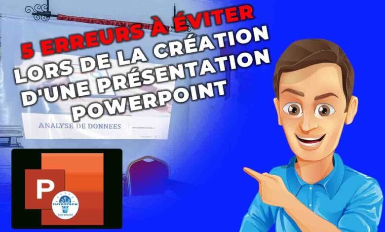 erreurs plus fréquentes à éviter lors de la création PowerPoint