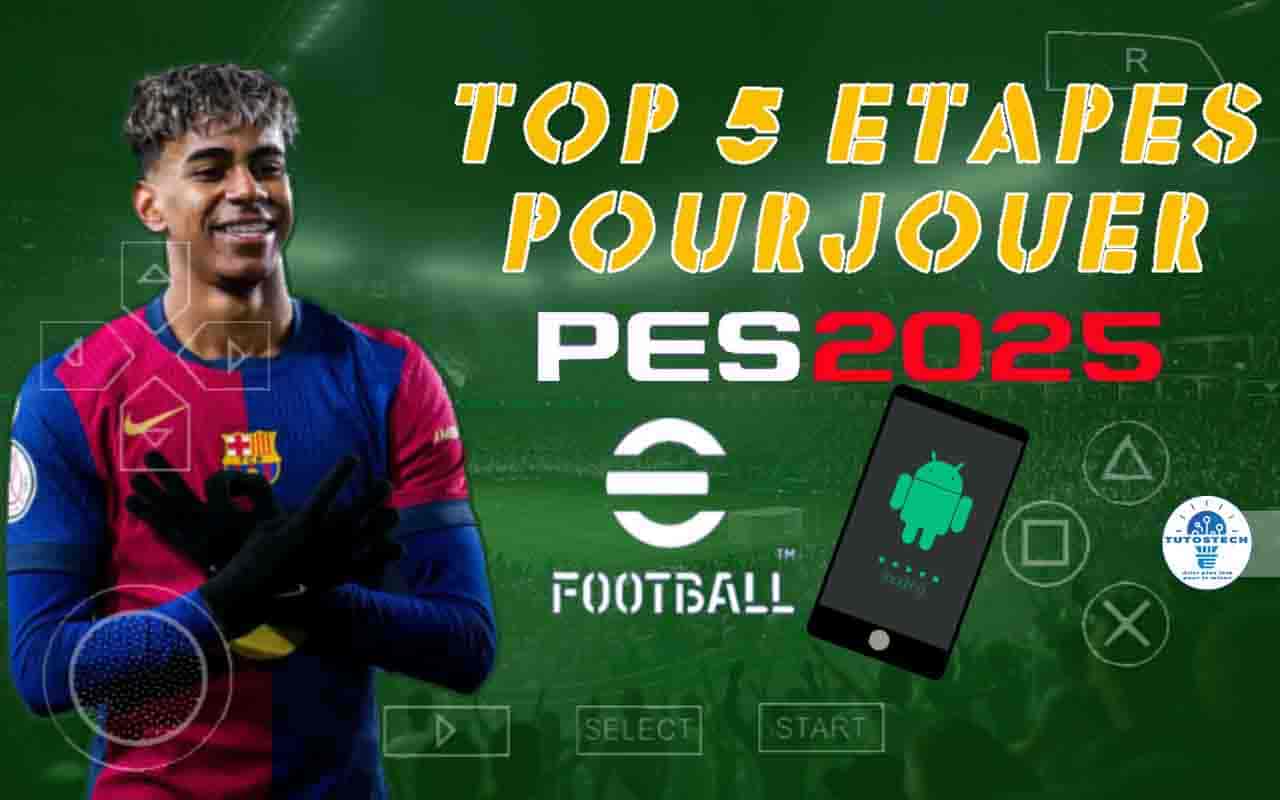 comment jouer à PES 2025 PPSSPP ISO sur Android
