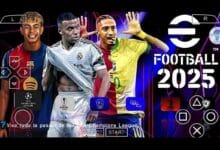 eFootball PES 2025 PPSSPP ISO + Fichier Save Data & Textures