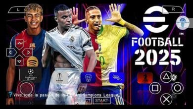 eFootball PES 2025 PPSSPP ISO + Fichier Save Data & Textures