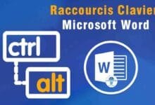 raccourcis clavier Word