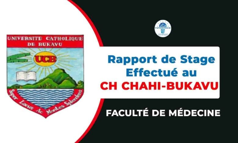Rapport de stage de pédiatrie master 1 effectué au CH CHAHI