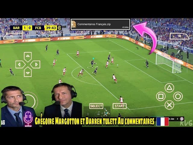 pes 2025 ppsspp commentaires français gratuit