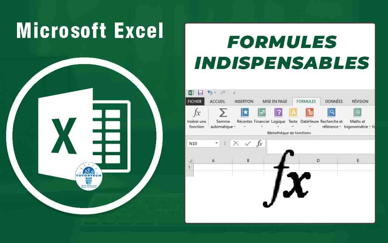 formules Excel indispensables