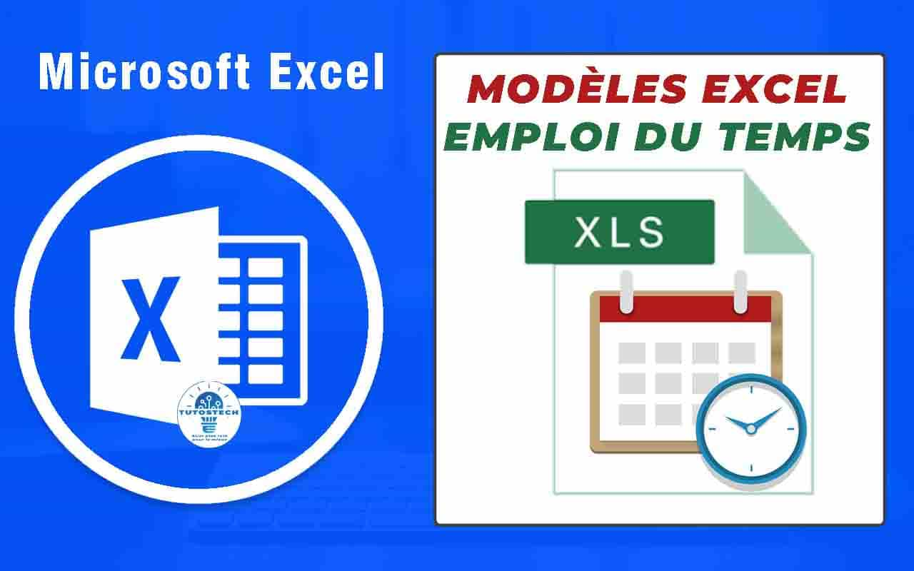 Les modèles Excel gratuits emploi du temps