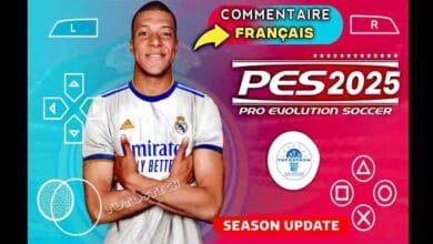 Télécharger PES 2025 PPSSPP commentaires français pour Android