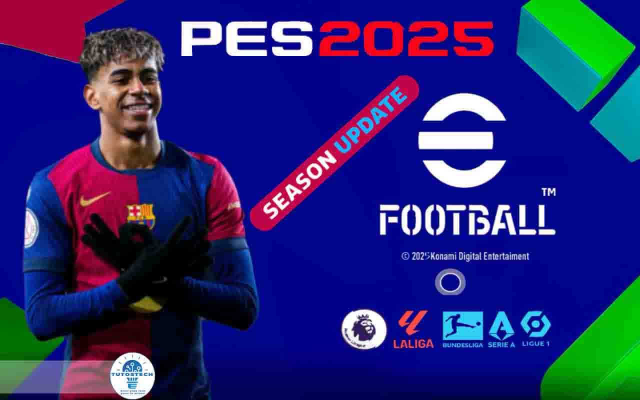 Nouvelle version PES 2025 PPSSPP ISO - Télécharger sur Android