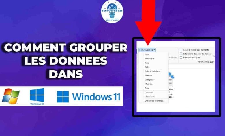 Comment grouper l’affichage des fichiers dans Windows 7/8/10/11