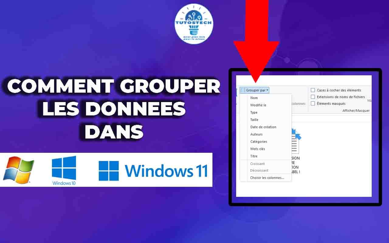 Comment grouper l’affichage des fichiers dans Windows 7/8/10/11