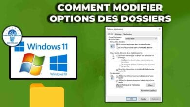 Modifier les options des dossiers et de recherche dans Windows